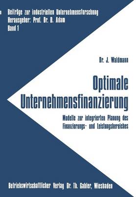 Book cover for Optimale Unternehmensfinanzierung