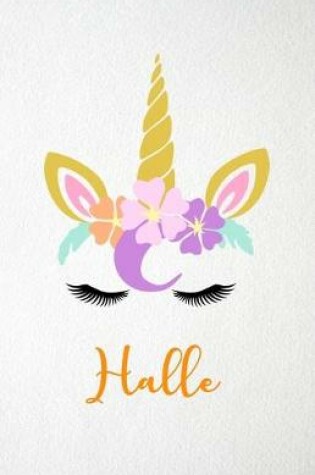 Cover of Halle A5 Lined Notebook 110 Pages