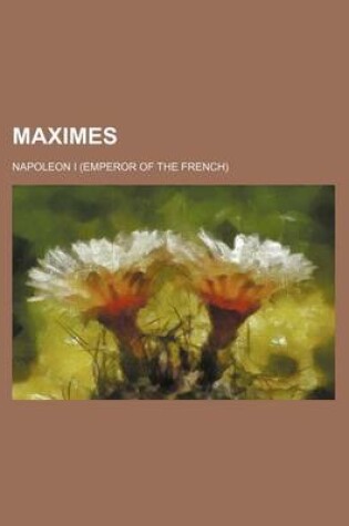 Cover of Maximes