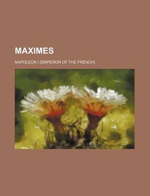 Book cover for Maximes
