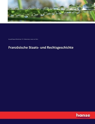 Book cover for Französische Staats- und Rechtsgeschichte