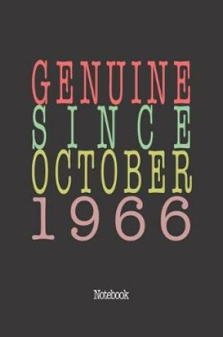 Cover of Genuine Since October 1966
