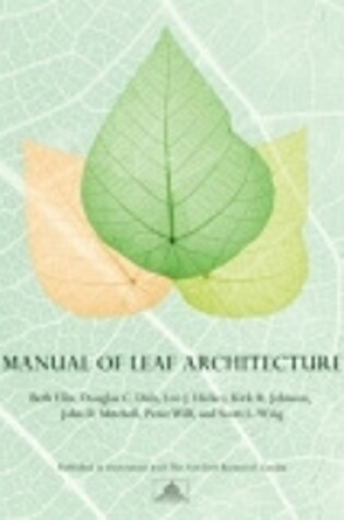 Cover of Manual of Leaf Architecture