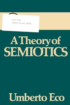 Book cover for Theory of Semiotics