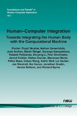 Book cover for Human-Computer Integration