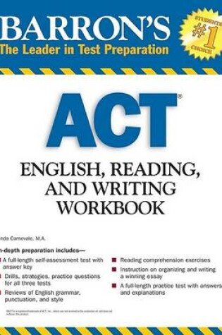 Cover of Act English, Reading and Writing Workbook