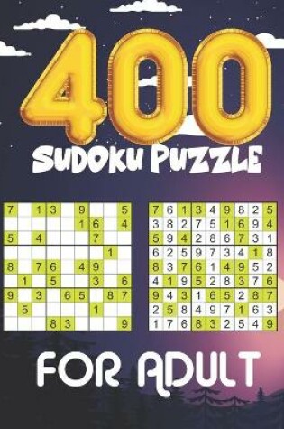 Cover of 400 Sudoku Puzzle for Adult