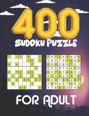 Book cover for 400 Sudoku Puzzle for Adult