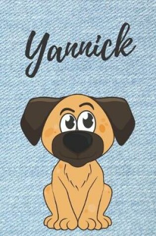 Cover of Yannick Hunde-Notizbuch / Malbuch / Tagebuch