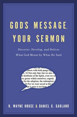 Book cover for God's Message, Your Sermon