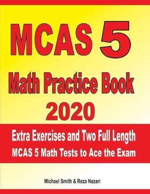 Book cover for MCAS 5 Math Practice Book 2020