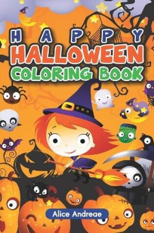 Cover of Happy Halloween Coloring Book