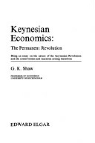 Cover of Keynesian Economics