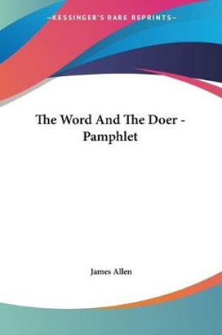 Cover of The Word And The Doer - Pamphlet