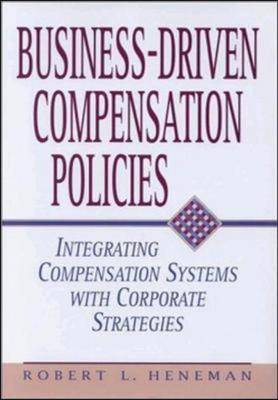 Book cover for Business-driven Compensation Policies