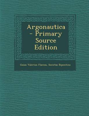 Book cover for Argonautica - Primary Source Edition