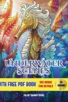 Book cover for Color Therapy Book (Underwater Scenes)