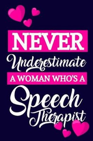 Cover of Never Underestimate A Woman Who's A Speech Therapist
