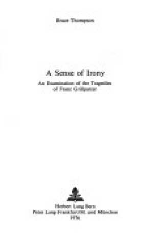 Cover of Sense of Irony