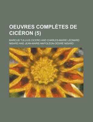 Book cover for Oeuvres Completes de Ciceron (5 )