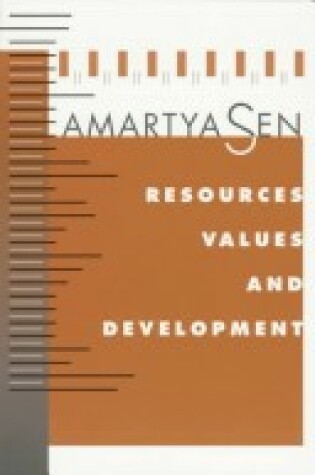 Cover of Resources, Values & Development (Cloth)