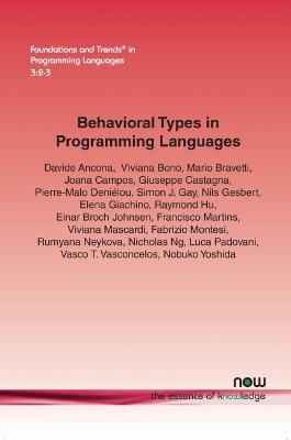 Book cover for Behavioral Types in Programming Languages