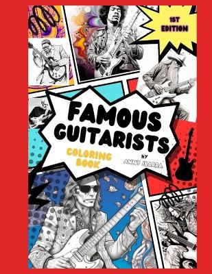 Book cover for Famous Guitarist Coloring Book