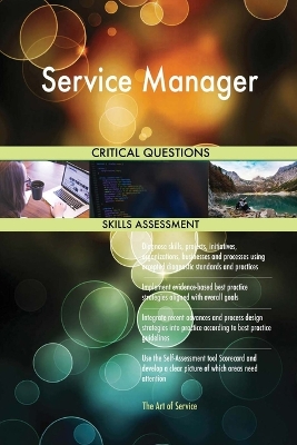 Book cover for Service Manager Critical Questions Skills Assessment