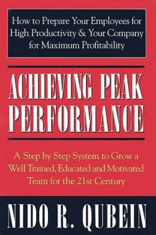 Cover of Achieving Peak Performance