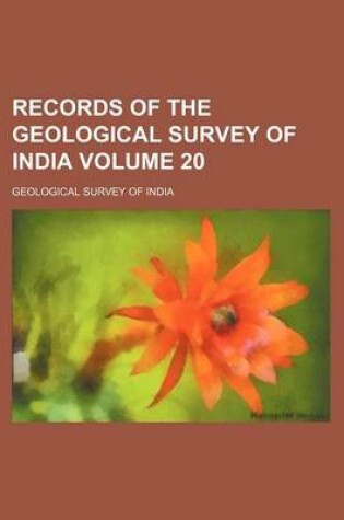 Cover of Records of the Geological Survey of India Volume 20