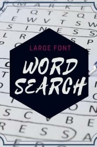 Cover of Large Font Word Search