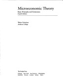 Book cover for Nicholson Microeconomic Theory 4e