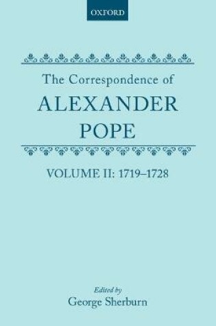 Cover of The Correspondence of Alexander Pope