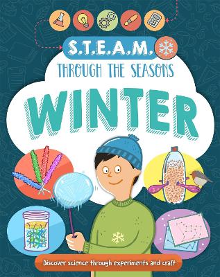 Book cover for STEAM through the seasons: Winter