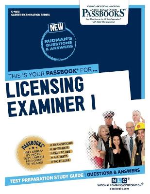 Book cover for Licensing Examiner I