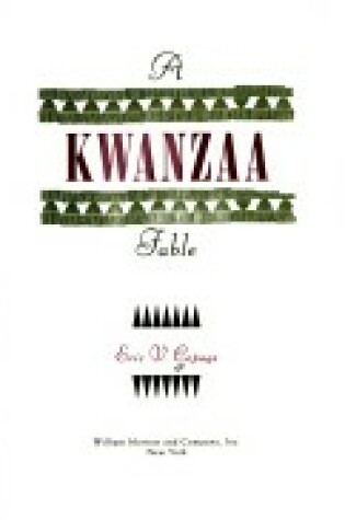 Cover of A Kwanzaa Fable