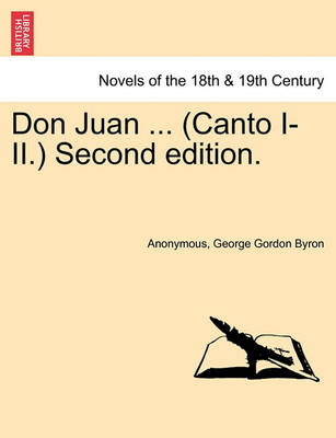 Book cover for Don Juan ... (Canto I.) Second Edition.