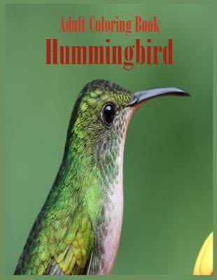 Book cover for Adult Coloring Book Hummingbird