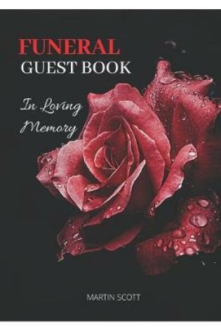 Cover of Funeral Guest Book