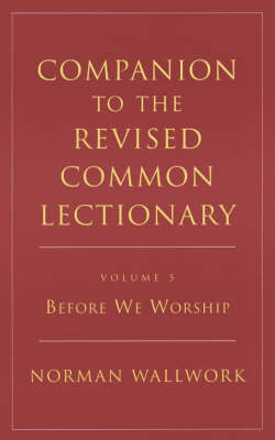 Book cover for Companion to the Revised Common Lectionary
