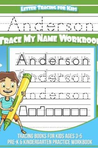 Cover of Anderson Letter Tracing for Kids Trace My Name Workbook