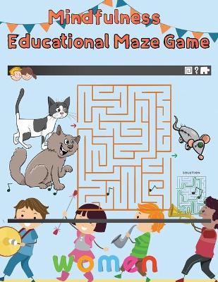 Book cover for Mindfulness Educational Maze Game Women