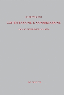 Book cover for Contestazione E Conservazione