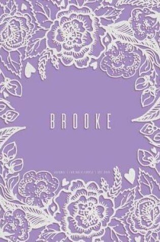 Cover of Brooke - Lavender Purple Journal, Dot Grid