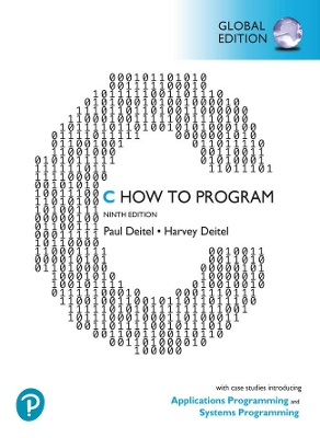 Book cover for Companion Website for C How to Program: With Case Studies in Applications and Systems Programming, Global Edition