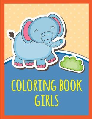Book cover for coloring book girls