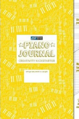 Cover of Piano Journal and Creativity Kickstarter (Yellow)