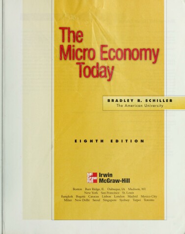 Book cover for Microeconomy Today