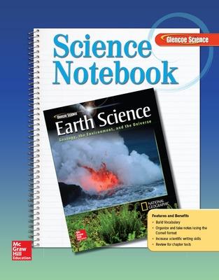 Book cover for Glencoe Earth Science: Geology, the Environment, and the Universe, Science Notebook, Student Edition