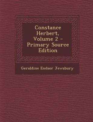 Book cover for Constance Herbert, Volume 2 - Primary Source Edition